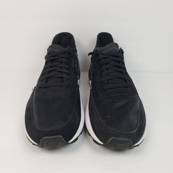 Nike Waffle One Mens Size 13 Black White Athletic Sneaker Shoes DA7995-001 - Picture 5 of 11